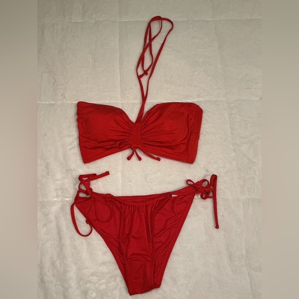 Red Bikini Set - Picture 1 of 8